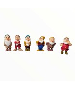 1993 Mattel Disney Snow White&#39;s SIX DWARFS set of 6 PVC figurines 2&quot; - €20,90 EUR