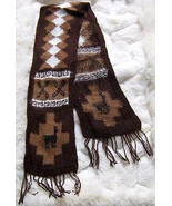 Ethnic peruvian scarf, shawl made of Alpaca wool - £20.70 GBP