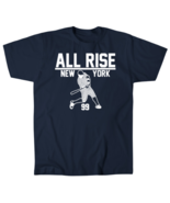 Aaron Judge NY Yankees All Rise #99 Navy Blue T Shirt Medium New with Tags - $18.99
