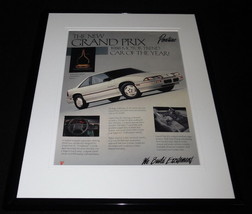 1988 Pontiac Grand Prix Car of Year Framed 11x14 ORIGINAL Vintage Advert... - £27.62 GBP