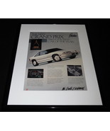 1988 Pontiac Grand Prix Car of Year Framed 11x14 ORIGINAL Vintage Advert... - £27.28 GBP