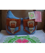 Charm and Luck Denim Crystal Hobo with Leather Trim - €34,73 EUR