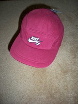 Men&#39;s Guys Nike Sb Skateboarding Velcro Adjustable  Hat Cap Lid Maroon New $30 - £15.97 GBP