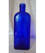 Cobalt Blue Glass Bottle Vintage Medicinal Apothecary 9 Inches Tall No Cap - £5.56 GBP