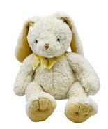 Childrens Place White Bunny Rabbit Plush Made with Love Bow Stuffed Anim... - $23.36