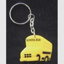 SCHOOL BUS KEYCHAIN - Driver Gift Crossing Guard Charm Jewelry - £3.16 GBP