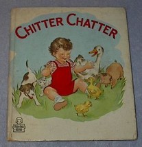 Vintage Children&#39;s Tell A Tale Book Chitter Chatter - $7.95