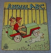 Vintage Tell A Tale Book Animal ABC, 1949 by Harriett - $7.95