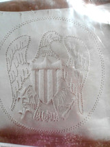 Candlewicking Needlecraft  #7810 Vintage  Pillow Kit &quot;American Eagle&quot; Ne... - $17.59