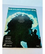Music Sheet Vtg Ephemera song book 1967 Bob Dylan Greatest Hits Columbia... - $19.75
