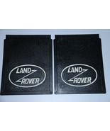 fits Land Rover Defender Rear Mud Flaps Guard Set  (White Logo) Mudflaps - $86.50 CAD