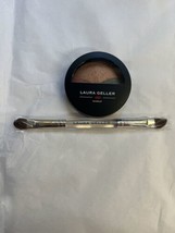 Laura Geller baked eye shadow trio Apple Peach Pie with brush! - £15.95 GBP