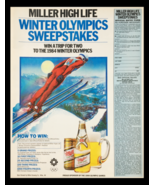 1984 Winter Olympics Sweepstakes Coupon Advertisement - £15.12 GBP