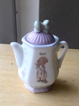 1995 Precious Moments Basil Teapot Spice Jar  - £10.24 GBP