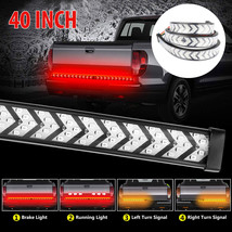 40&quot; Truck Tailgate LED Light Bar Sequential Turn Signal Brake Reverse Ta... - £22.01 GBP