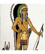 Native American Lithograph 1924 Art Print Little Sally Dutcher Ephemera ... - $566.69 MXN