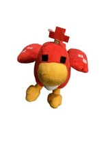 2020 Mojang Jinx Minecraft Cluckshroom Chicken Bird Stuffed Animal Plush Red - £13.19 GBP