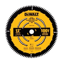 DEWALT Miter Saw Blade, 12 inch, 100 Tooth, Fine Finish, Ultra Sharp Carbide (DW - $109.99