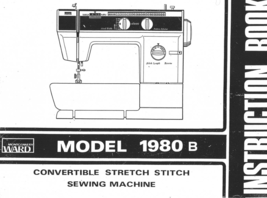 Wards Montgomery Ward 1980B Manual Sewing Machine Instruction  - $12.99