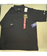 Missouri Tigers Champion Men’s 2 Button Polo XL Black Mizzou  - $31.68