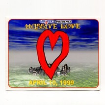 Massive Love 1999 Bi-Fold Rave Flyer Vintage 90s LA Cali Electronic Danc... - $29.70