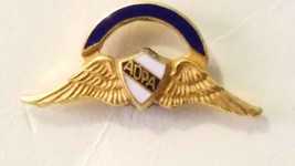 Vintage AOPA Aircraft Owners Pilot Association Gold Tone Screw Lapel Pin... - $9.46