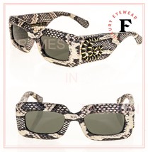 GUCCI MATELASSE 0816 Gray Python Snake Leather Sunglasses GG0816S 002 Marmont - £1,194.35 GBP