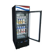 New ATOSA MCF8725GR Slim 1 GLASS DOOR REFRIGERATOR BLACK 24-1/4&quot; Free Li... - $2,634.83 CAD