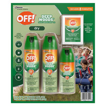 3 OFF! Deep Woods Insect Mosquitoes Repellent Dry Long Lasting Spray 8 T... - $16.99