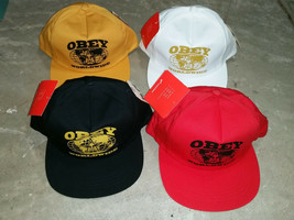 OBEY WORLDWIDE Cap Hat Flushing Snapback Adjustable Sample OSFA NWT Urba... - £19.97 GBP