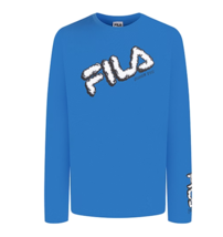 Fila Big Boys Crew Neck Long Sleeve Graphic T-Shirt - $16.99