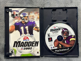 Madden NFL 2002 (Playstation 2) With Case And Manual - £4.72 GBP