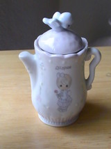 1995 Precious Moments Allspice Teapot Spice Jar  - £10.22 GBP