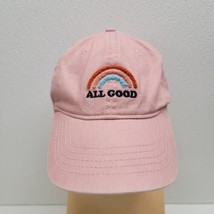 Women’s Pink All Good Rainbow Hat Cap Strapback Spring Summer - $14.75
