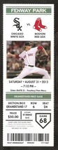 Chicago White Sox Boston Red Sox 2013 Ticket Jake Peavy Jacoby Ellsbury - £2.36 GBP