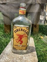 FIREBALL CINNAMON WHISKEY EMPTY BOTTLE 1 LITER - $17.71