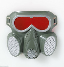 Biohazard Zombie Gas Mask Hazmat Toxic Face Mask Halloween Costume Accessory - £12.63 GBP