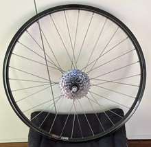 Vintage Sun Rhino Lite Back Rim w/SHIMANO Deore FH-M590 Unit | 559 x 27 MM - £62.54 GBP