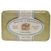 South Of France Natural Lavender Bar Soap 8.8 oz Vegetable Soap French Mill - £15.95 GBP