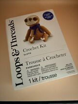 Loops &amp; Threads Crochet Kit "Sloth" Damaged Box - $12.86