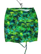 VDM The Label Natalie Green Tropical Print Swimsuit Cover Up Skirt XS New - $37.65