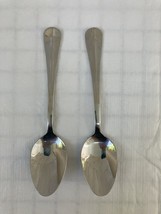 Lot of 2 Towle Living Collection Dinner Spoons Stainless TWS505 - $8.91