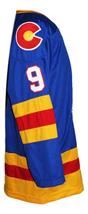 Any Name Number Colorado Retro Hockey Jersey Sewn New Blue Lever Any Size image 4