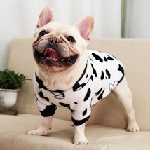 Cute Print Small Dog Hoodie Coat Winter Warm Pet Clothes for French  Sweatshirt  - £40.45 GBP