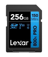 Lexar Professional 256GB 800x PRO UHS-I SDXC Memory Card - 150MB/s - V30... - £31.44 GBP