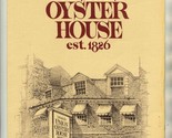 Union Oyster House Menu &amp; Postcard Boston Massachusetts 1992 - $39.72