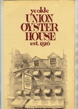 Union Oyster House Menu &amp; Postcard Boston Massachusetts 1992 - £31.57 GBP