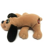 POUND PUPPIES 7&quot; Light Brown with Dark Long Brown Ears 1985 Tonka Plush ... - £15.50 GBP