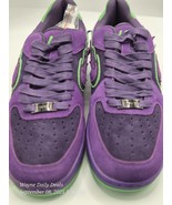 NAF Sneakers Purple Green Flame Graphic | Size 8.5 US | Men Rare Streetwear - $1,084.74 MXN