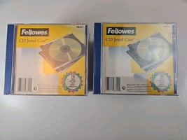 Fellowes Jewel Case Clear/Multi 10 Pack Color New in Packaging Lot Of 2 - $33.55 CAD